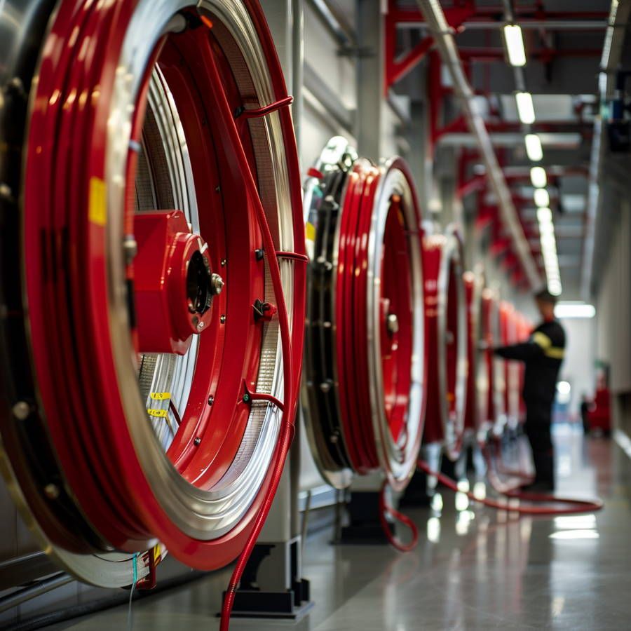 Перемотка пожарных рукавов