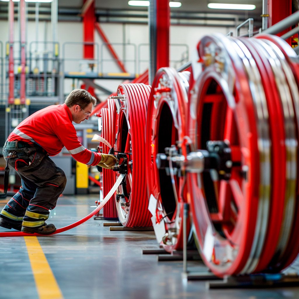 Перемотка пожарных рукавов