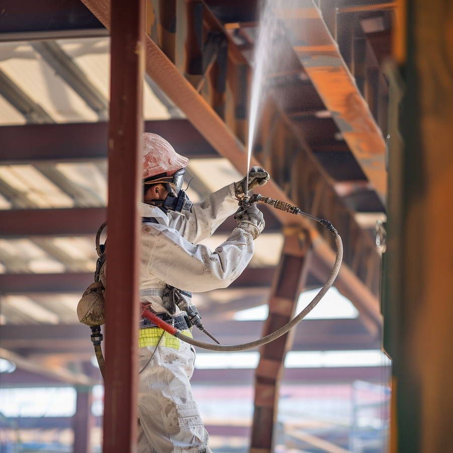 Огнезащитная обработка конструкций и материалов